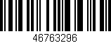 Código de barras (EAN, GTIN, SKU, ISBN): '46763296'