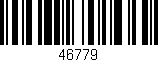 Código de barras (EAN, GTIN, SKU, ISBN): '46779'
