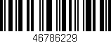 Código de barras (EAN, GTIN, SKU, ISBN): '46786229'
