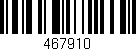 Código de barras (EAN, GTIN, SKU, ISBN): '467910'
