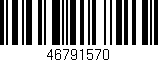 Código de barras (EAN, GTIN, SKU, ISBN): '46791570'