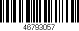 Código de barras (EAN, GTIN, SKU, ISBN): '46793057'