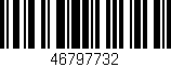 Código de barras (EAN, GTIN, SKU, ISBN): '46797732'