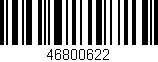 Código de barras (EAN, GTIN, SKU, ISBN): '46800622'