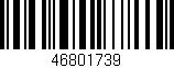 Código de barras (EAN, GTIN, SKU, ISBN): '46801739'