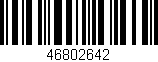 Código de barras (EAN, GTIN, SKU, ISBN): '46802642'