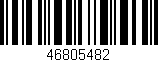 Código de barras (EAN, GTIN, SKU, ISBN): '46805482'