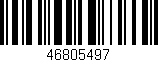 Código de barras (EAN, GTIN, SKU, ISBN): '46805497'
