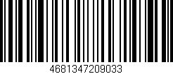 Código de barras (EAN, GTIN, SKU, ISBN): '4681347209033'