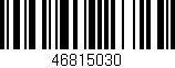 Código de barras (EAN, GTIN, SKU, ISBN): '46815030'