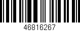 Código de barras (EAN, GTIN, SKU, ISBN): '46816267'