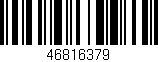 Código de barras (EAN, GTIN, SKU, ISBN): '46816379'