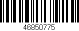 Código de barras (EAN, GTIN, SKU, ISBN): '46850775'