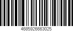 Código de barras (EAN, GTIN, SKU, ISBN): '4685926663025'