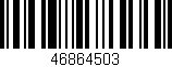 Código de barras (EAN, GTIN, SKU, ISBN): '46864503'