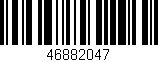 Código de barras (EAN, GTIN, SKU, ISBN): '46882047'