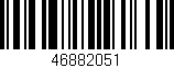 Código de barras (EAN, GTIN, SKU, ISBN): '46882051'