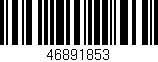 Código de barras (EAN, GTIN, SKU, ISBN): '46891853'