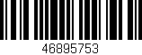 Código de barras (EAN, GTIN, SKU, ISBN): '46895753'