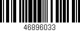 Código de barras (EAN, GTIN, SKU, ISBN): '46896033'