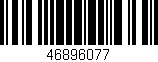 Código de barras (EAN, GTIN, SKU, ISBN): '46896077'