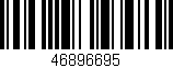 Código de barras (EAN, GTIN, SKU, ISBN): '46896695'