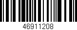 Código de barras (EAN, GTIN, SKU, ISBN): '46911208'