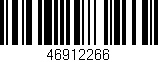 Código de barras (EAN, GTIN, SKU, ISBN): '46912266'