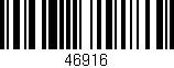Código de barras (EAN, GTIN, SKU, ISBN): '46916'