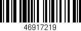 Código de barras (EAN, GTIN, SKU, ISBN): '46917219'