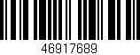 Código de barras (EAN, GTIN, SKU, ISBN): '46917689'
