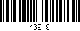 Código de barras (EAN, GTIN, SKU, ISBN): '46919'