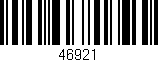 Código de barras (EAN, GTIN, SKU, ISBN): '46921'
