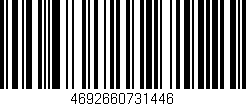 Código de barras (EAN, GTIN, SKU, ISBN): '4692660731446'