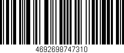 Código de barras (EAN, GTIN, SKU, ISBN): '4692698747310'