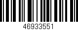 Código de barras (EAN, GTIN, SKU, ISBN): '46933551'