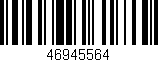 Código de barras (EAN, GTIN, SKU, ISBN): '46945564'