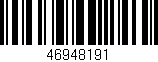 Código de barras (EAN, GTIN, SKU, ISBN): '46948191'