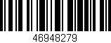 Código de barras (EAN, GTIN, SKU, ISBN): '46948279'