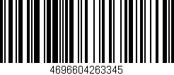 Código de barras (EAN, GTIN, SKU, ISBN): '4696604263345'