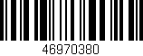 Código de barras (EAN, GTIN, SKU, ISBN): '46970380'