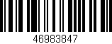 Código de barras (EAN, GTIN, SKU, ISBN): '46983847'