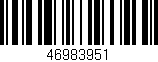 Código de barras (EAN, GTIN, SKU, ISBN): '46983951'