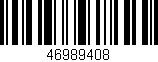 Código de barras (EAN, GTIN, SKU, ISBN): '46989408'