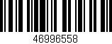 Código de barras (EAN, GTIN, SKU, ISBN): '46996558'