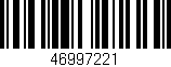 Código de barras (EAN, GTIN, SKU, ISBN): '46997221'