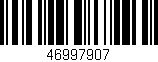 Código de barras (EAN, GTIN, SKU, ISBN): '46997907'