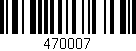 Código de barras (EAN, GTIN, SKU, ISBN): '470007'