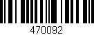 Código de barras (EAN, GTIN, SKU, ISBN): '470092'