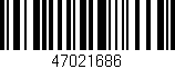 Código de barras (EAN, GTIN, SKU, ISBN): '47021686'